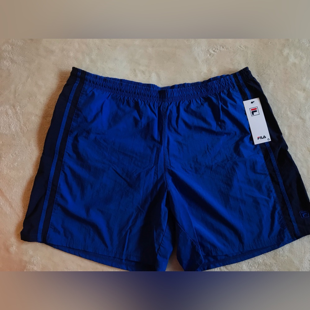 Fila Royal Blue and Navy Swim Shorts